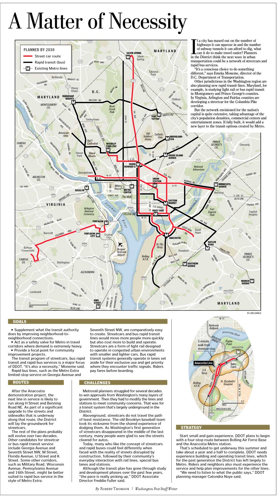 DC Streetcar Map